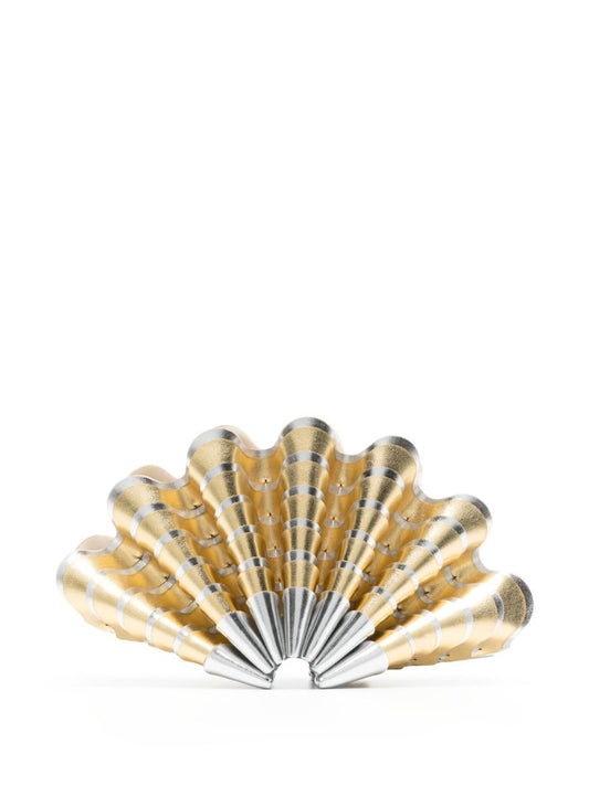 Gold-tone Sable Mouvant Clutch