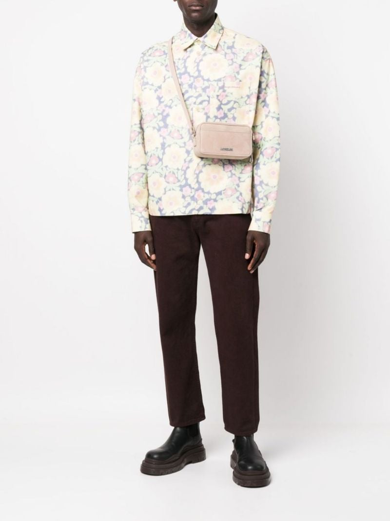 Yellow La Chemise Papier Floral Cotton Shirt