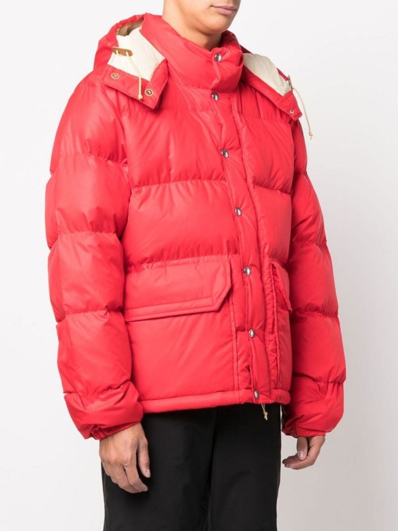 Red '71 Sierra Hooded Quilted Jacket
