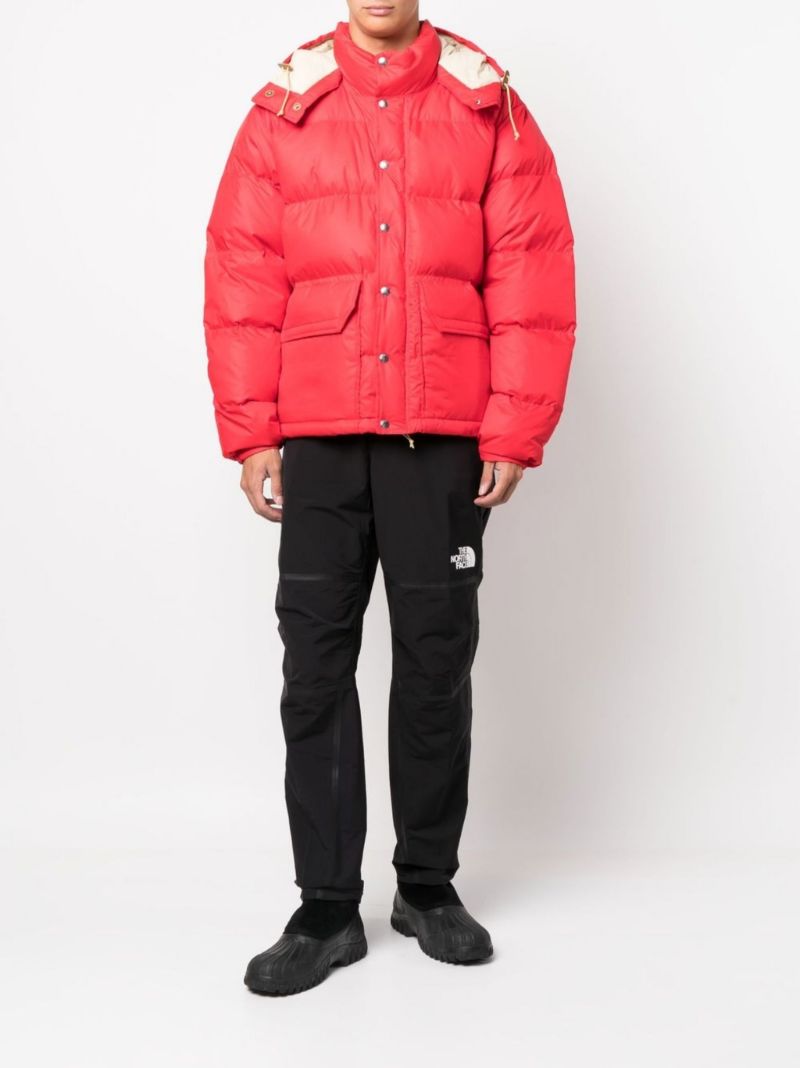 Red '71 Sierra Hooded Quilted Jacket