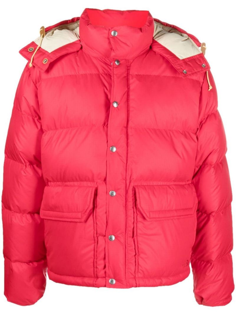 Red '71 Sierra Hooded Quilted Jacket