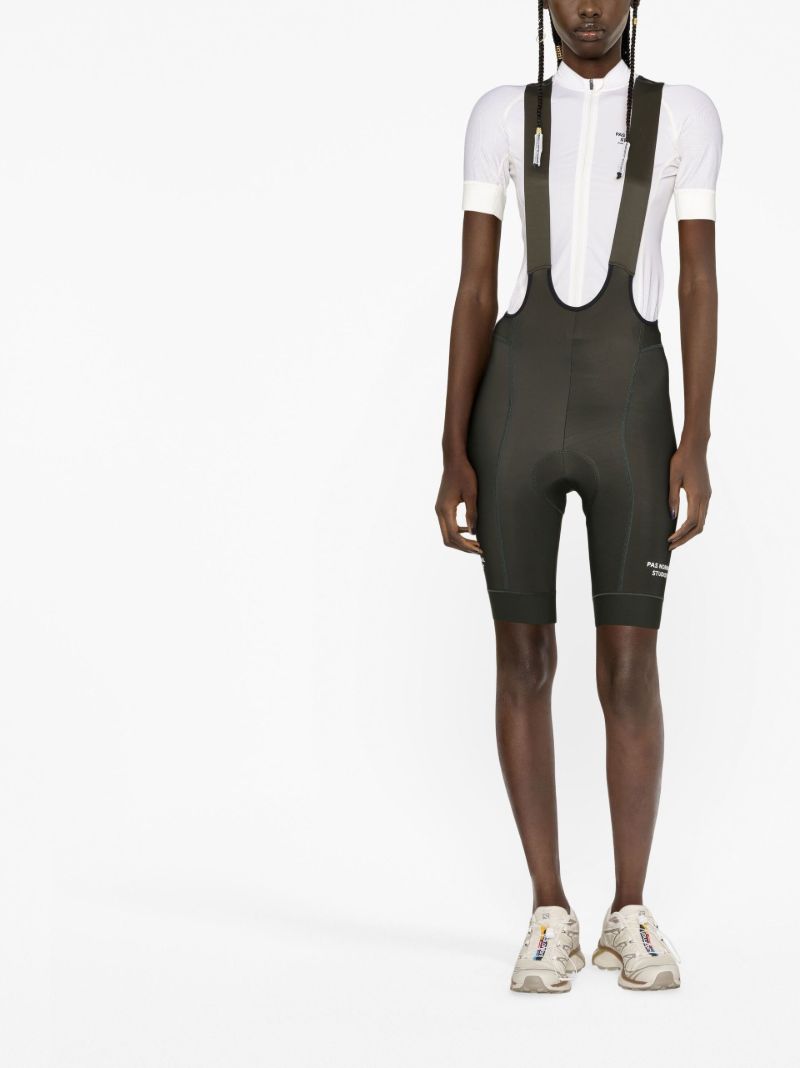 Green Essential Thermal Cycling Bib Shorts