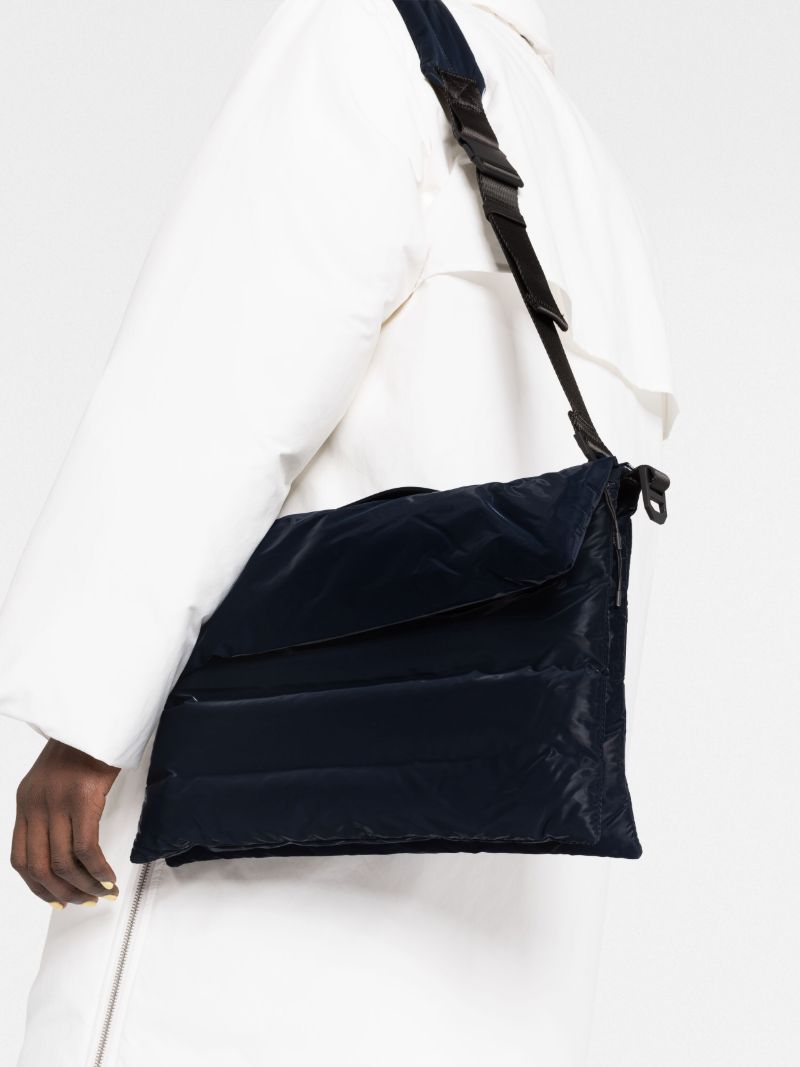 Blue Loop Padded Cross Body Bag