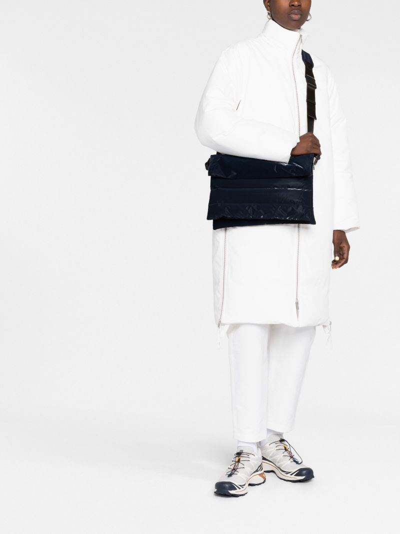 Blue Loop Padded Cross Body Bag