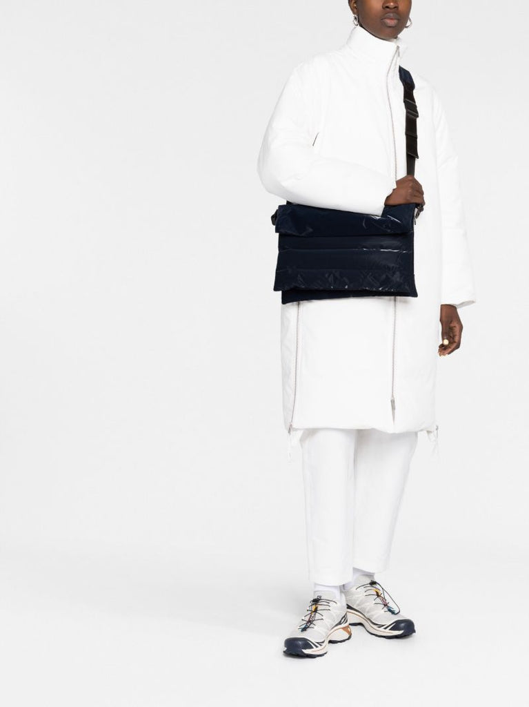 Blue Loop Padded Cross Body Bag