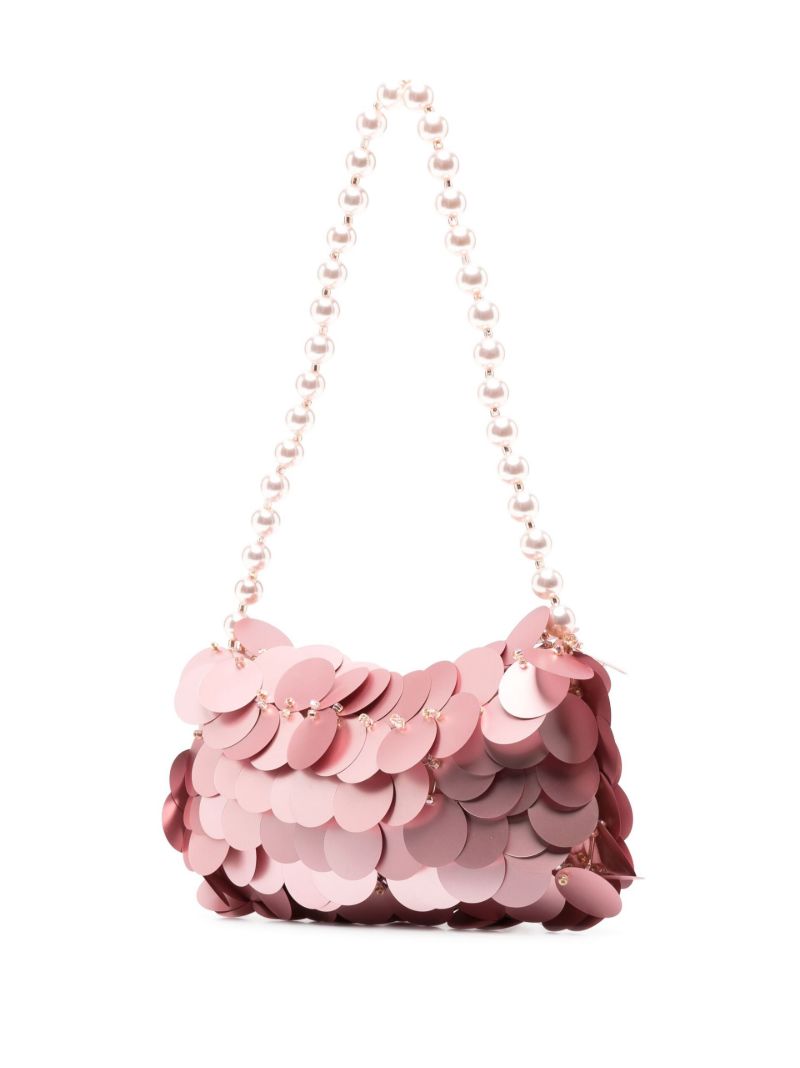 Pink Scintillante Sequin Shoulder Bag
