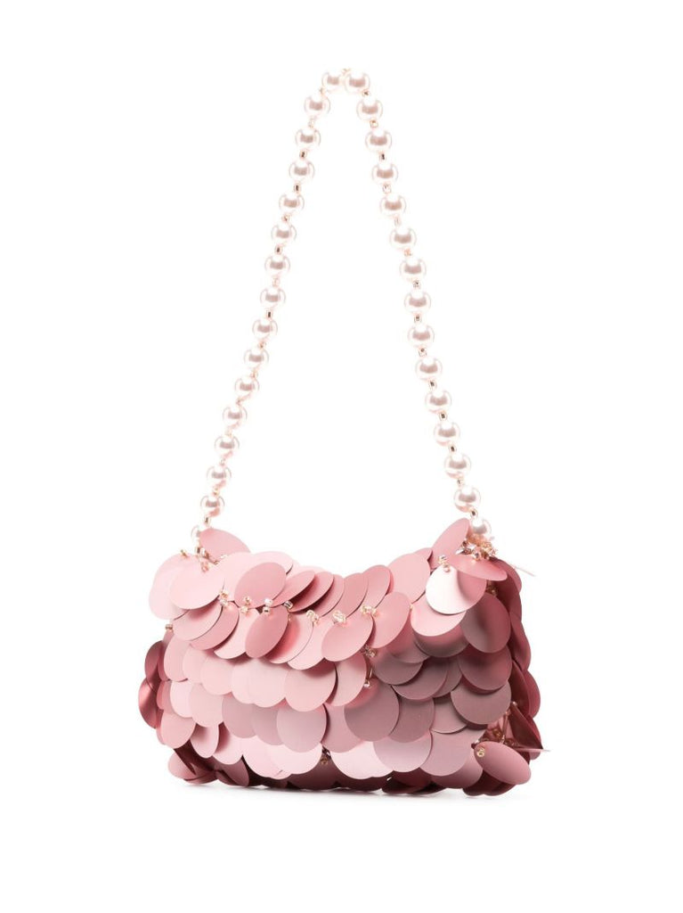 Pink Scintillante Sequin Shoulder Bag