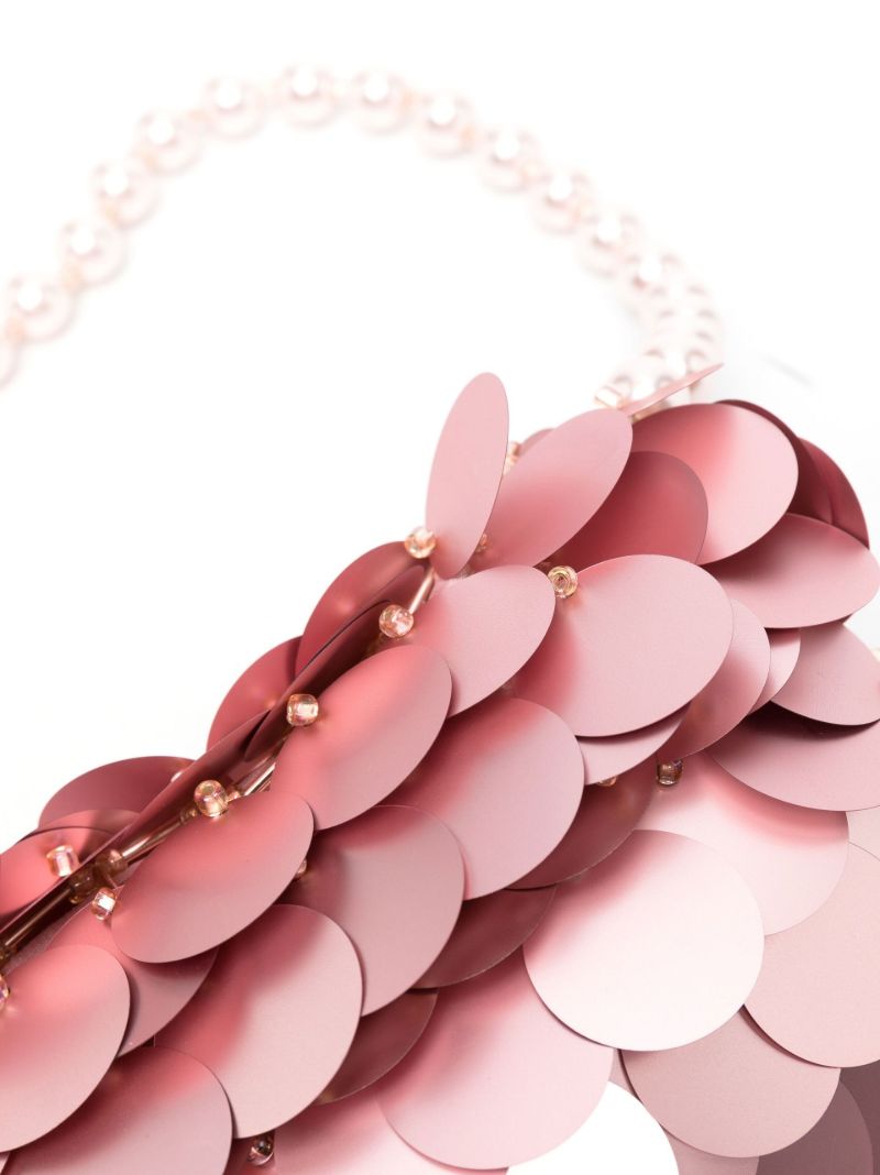 Pink Scintillante Sequin Shoulder Bag