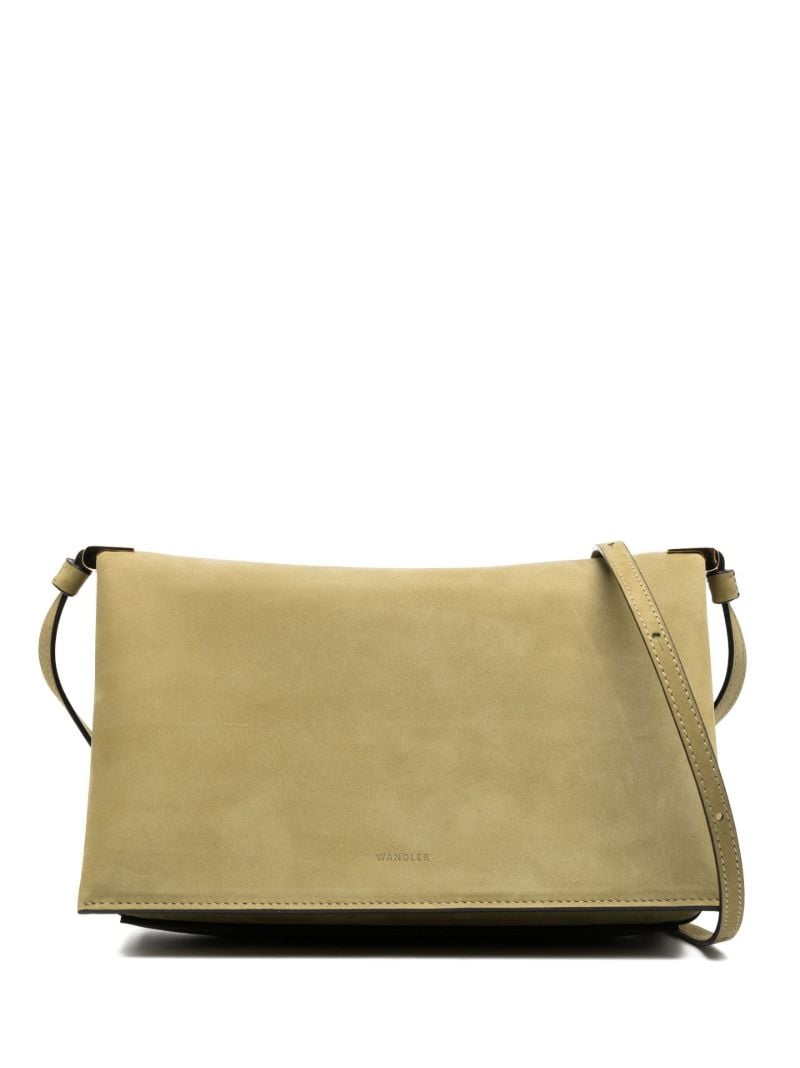 Green Uma Suede Cross Body Bag