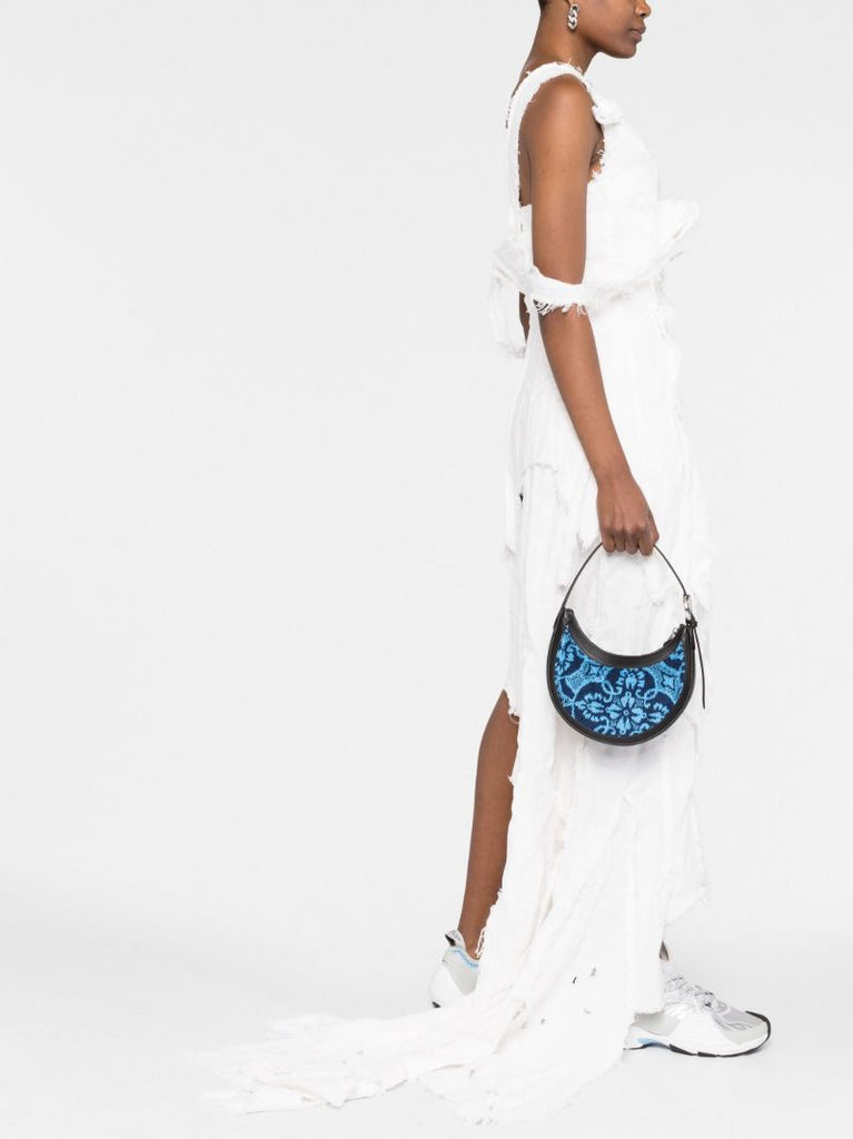Blue Oriental Towels Shoulder Bag