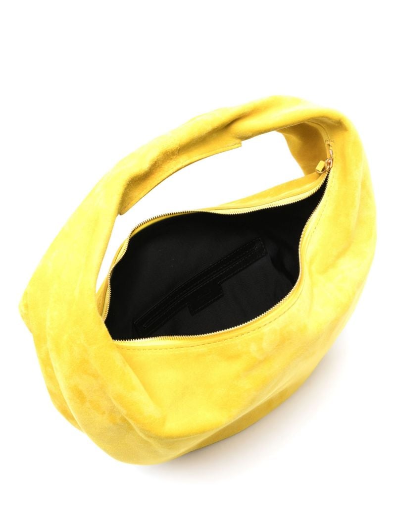 Yellow the Medium Olivia Suede Shoulder Bag