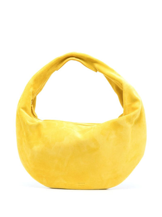 Yellow the Medium Olivia Suede Shoulder Bag