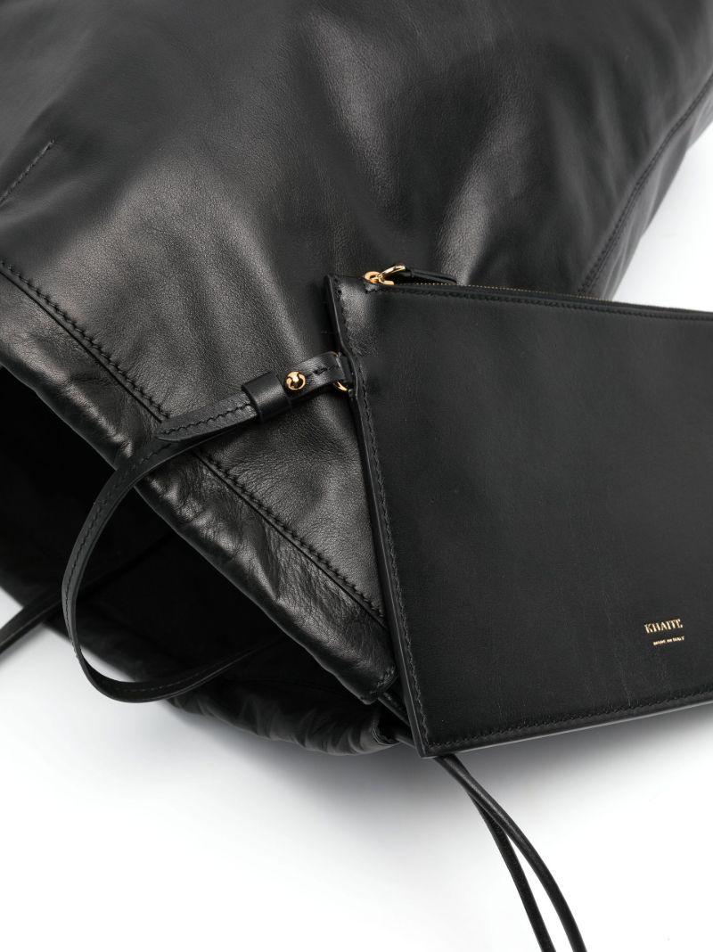 Black Osa Leather Tote Bag