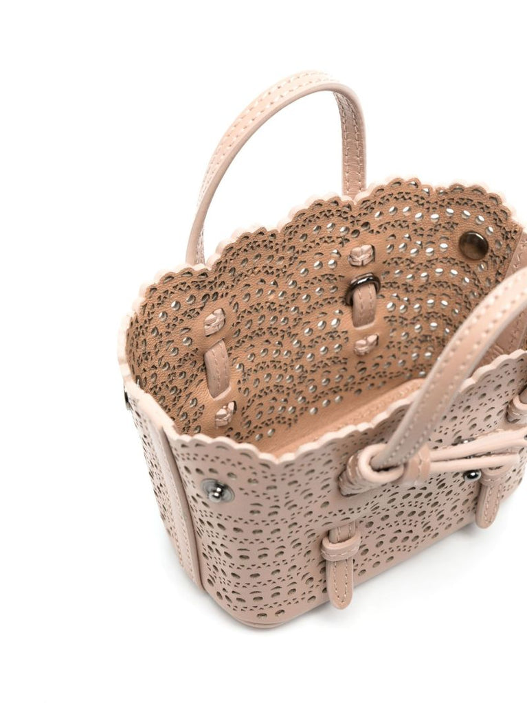 Brown Mini Mina Tote Bag