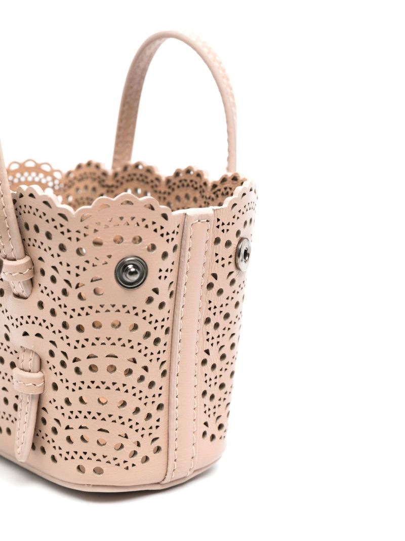 Brown Mini Mina Tote Bag