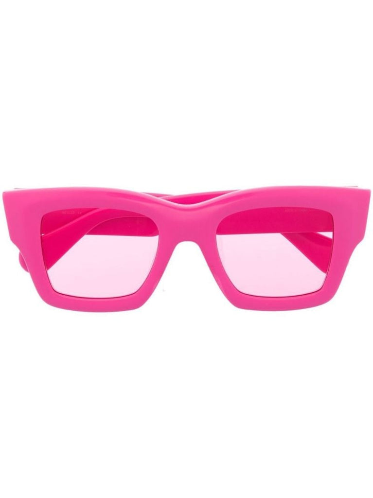 Pink Les Lunettes Baci Square Sunglasses