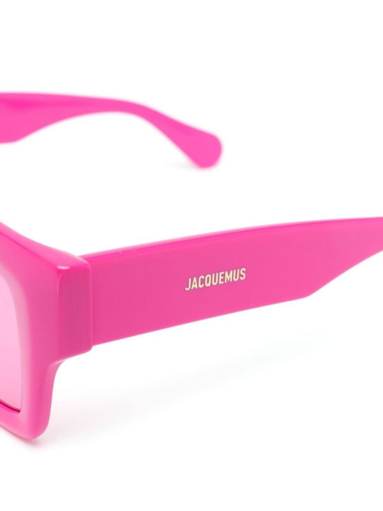 Pink Les Lunettes Baci Square Sunglasses