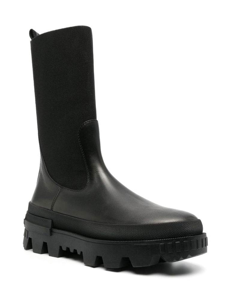 Black Neue Leather Chelsea Boots