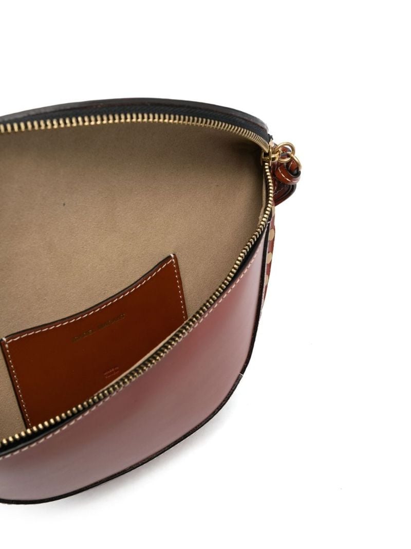 Brown Skano Studded Leather Belt Bag