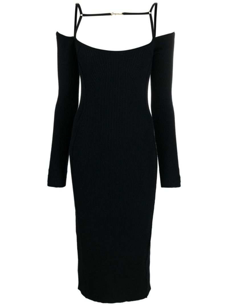 Black La Robe Sierra Midi Dress
