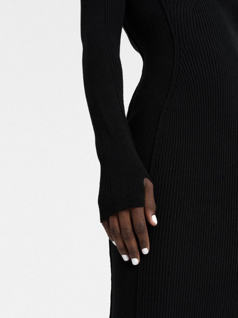 Black La Robe Sierra Midi Dress