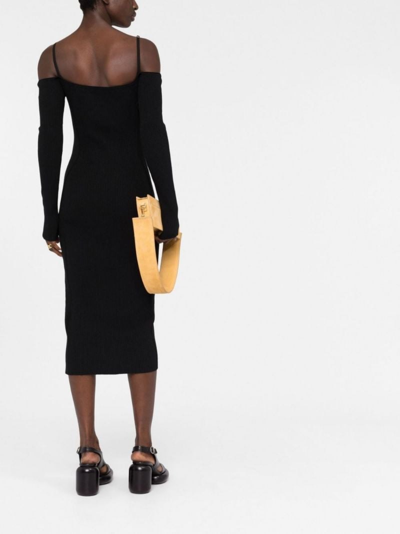 Black La Robe Sierra Midi Dress