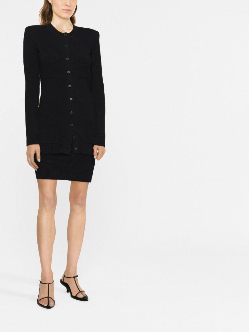 Black Knit Cardigan