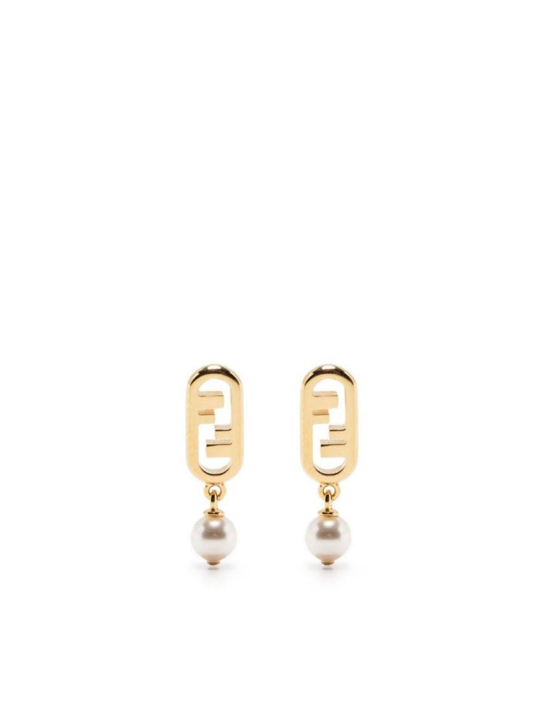 Gold-tone O'lock Drop Earrings