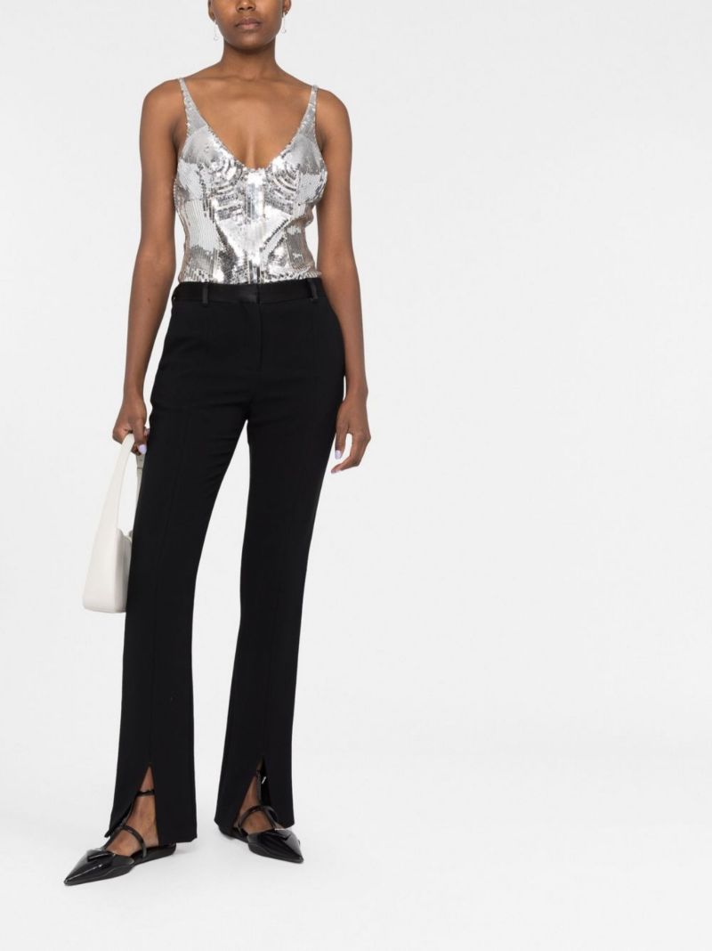 Silver Sequinned Bodysuit