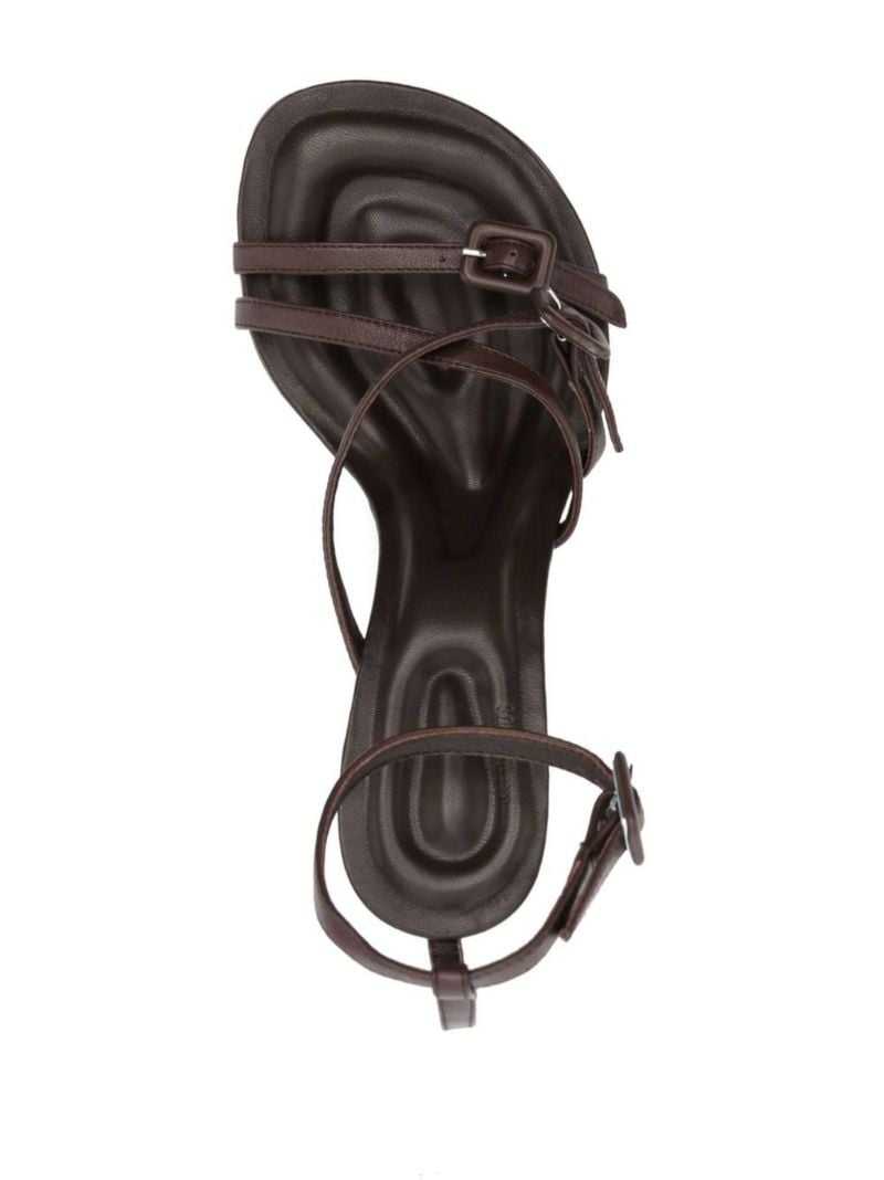Brown Camargue 80 Leather Sandals