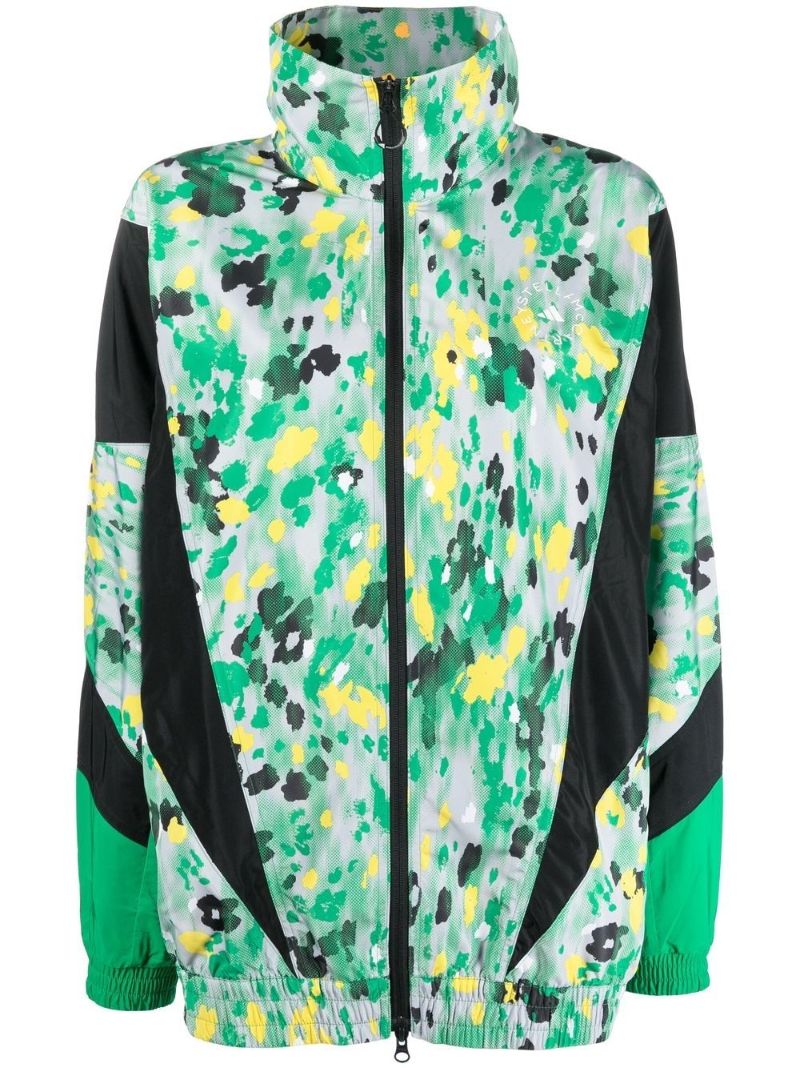 Green Truelife Speckled Track Jacket