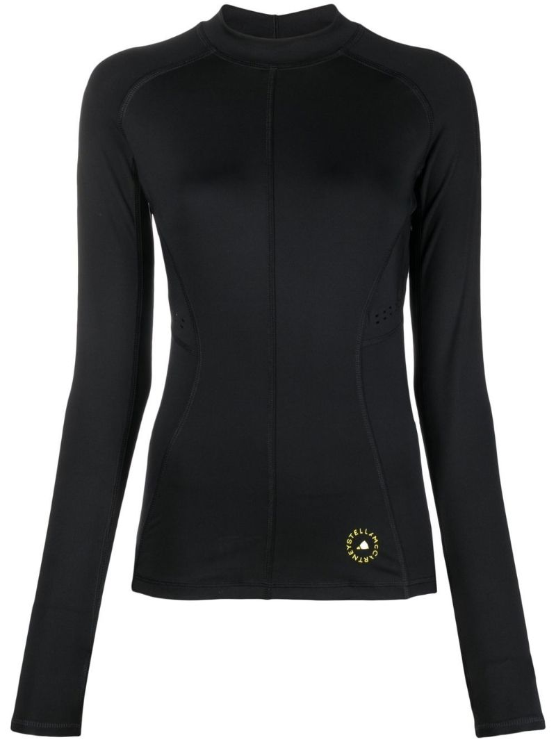 Black Truepurpose Yoga Top