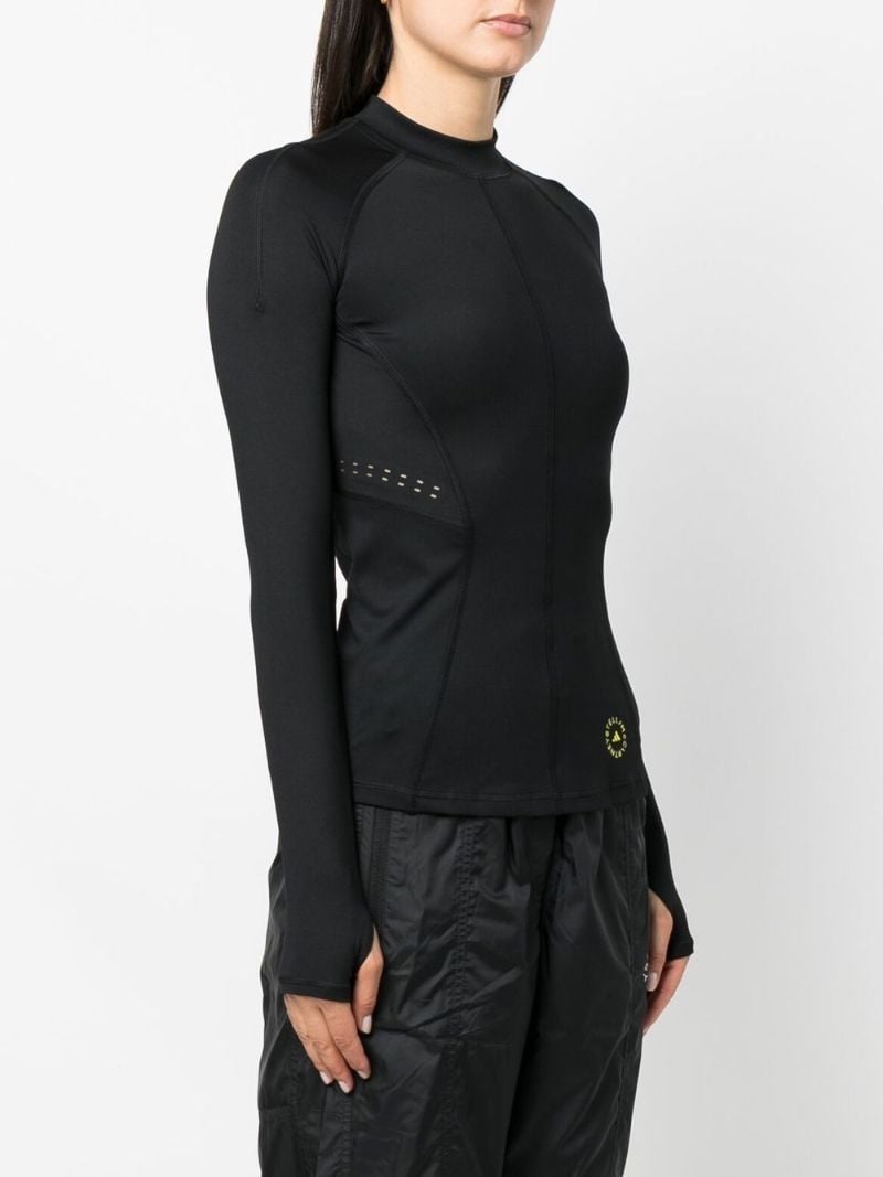 Black Truepurpose Yoga Top