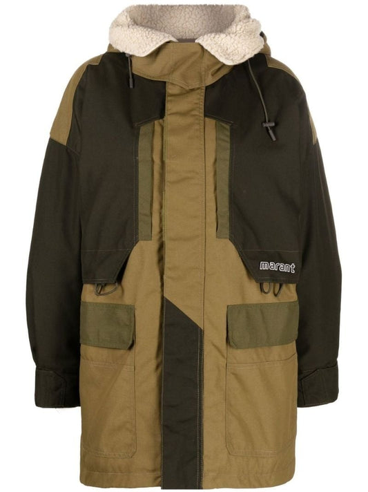 Green Ganeri Hooded Coat