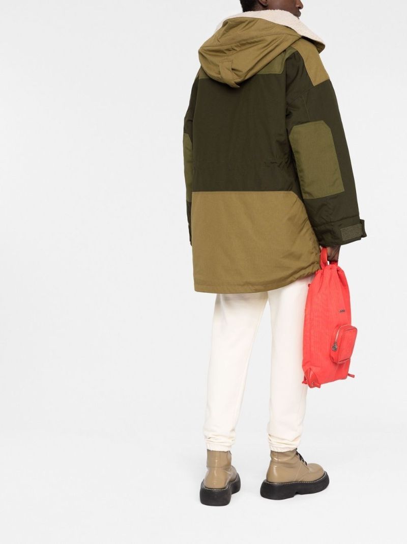 Green Ganeri Hooded Coat