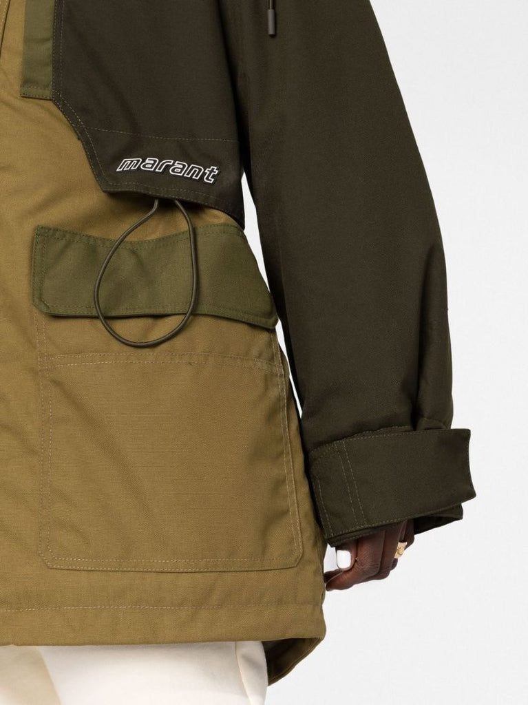 Green Ganeri Hooded Coat