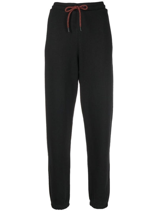 Black Straight-leg Track Pants