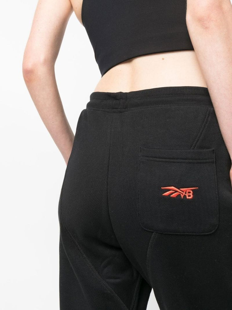 Black Straight-leg Track Pants