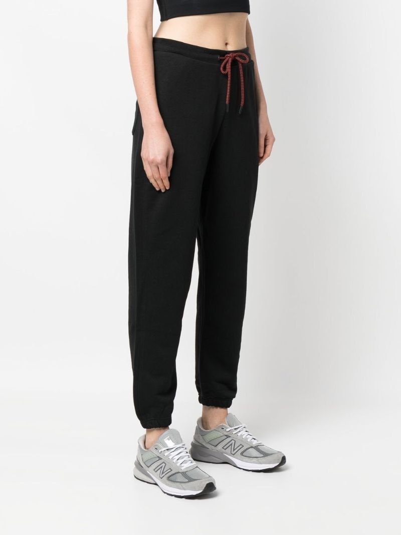 Black Straight-leg Track Pants