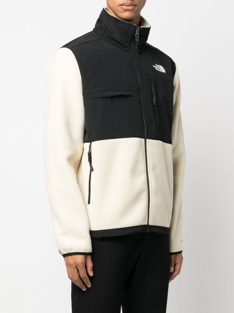 White and Black Denali Fleece Jacket