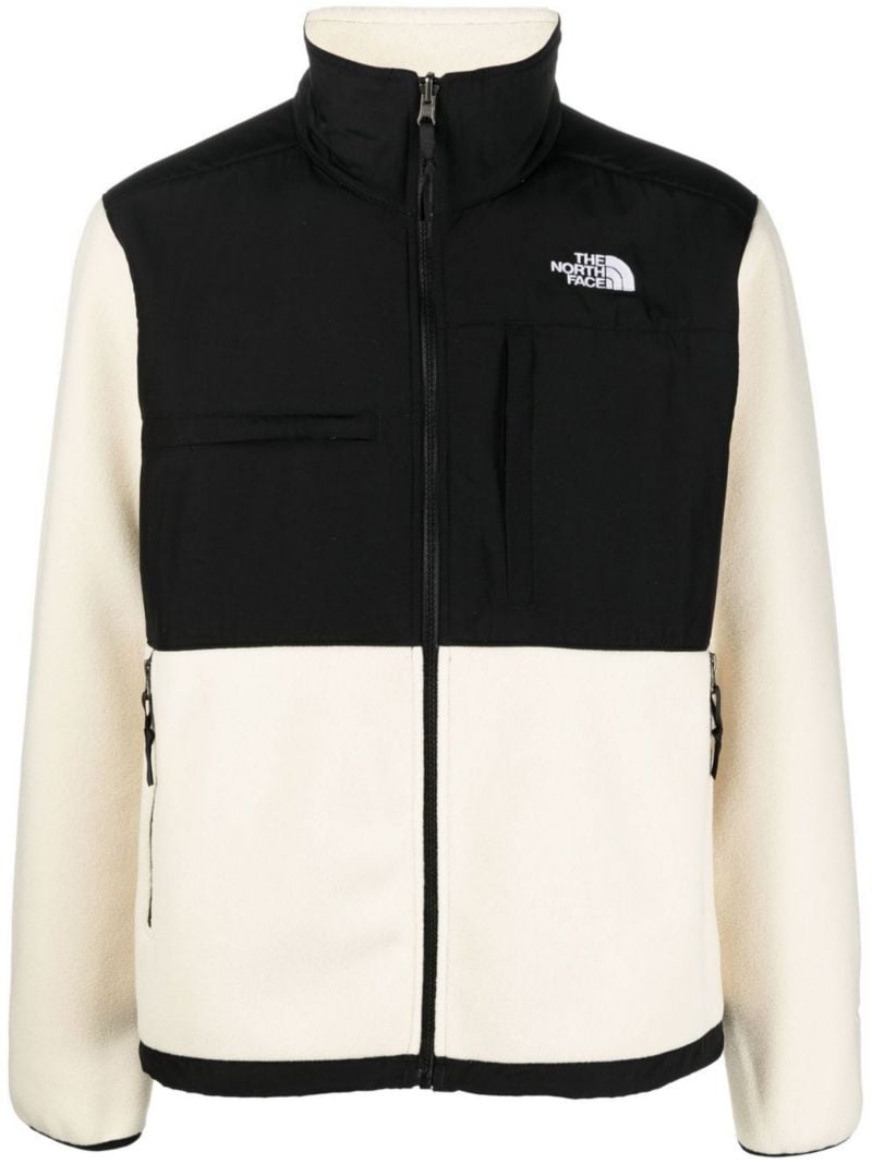 White and Black Denali Fleece Jacket