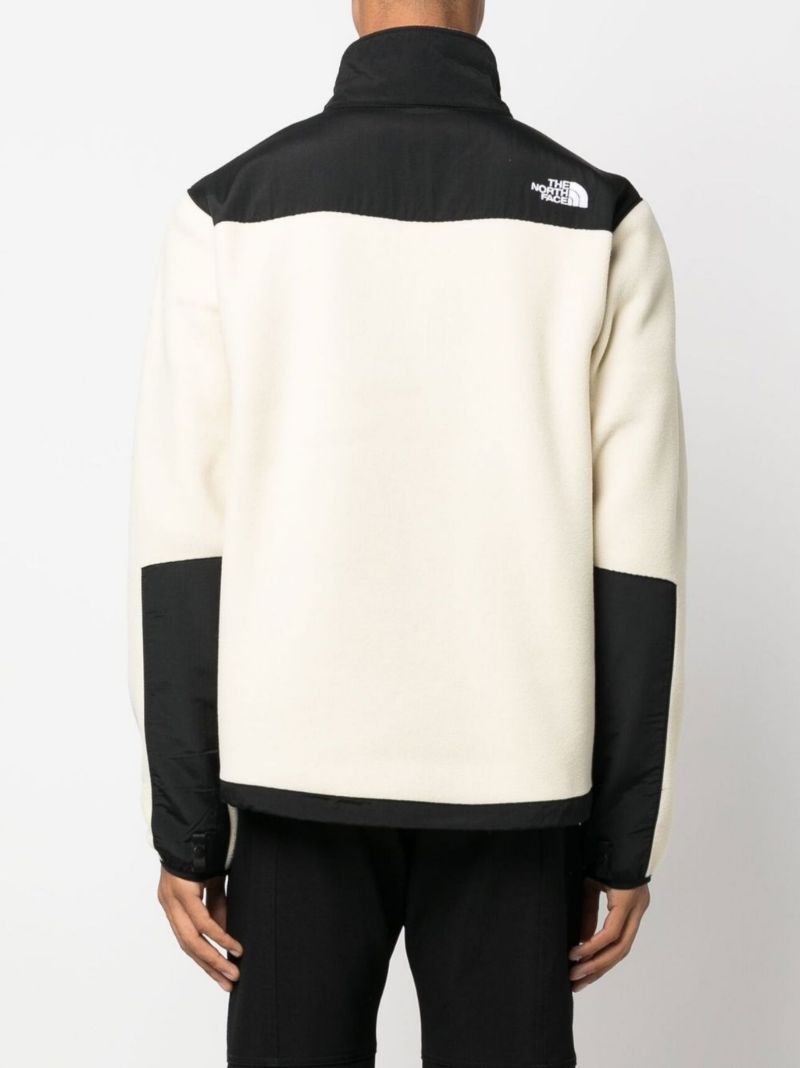 White and Black Denali Fleece Jacket