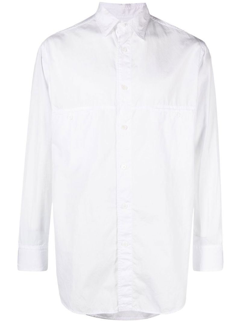 White Long Sleeve Cotton Shirt