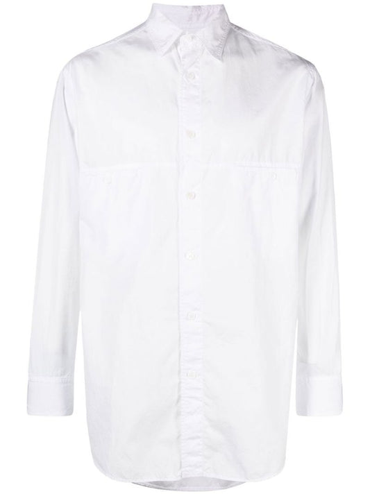 White Long Sleeve Cotton Shirt
