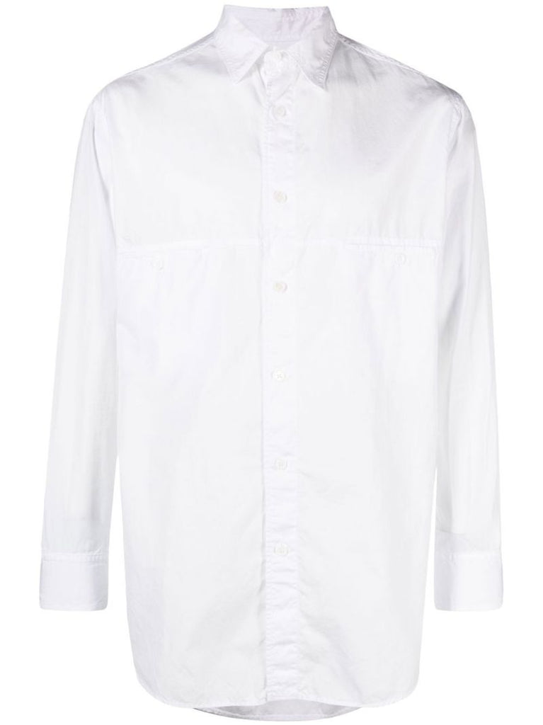 White Long Sleeve Cotton Shirt