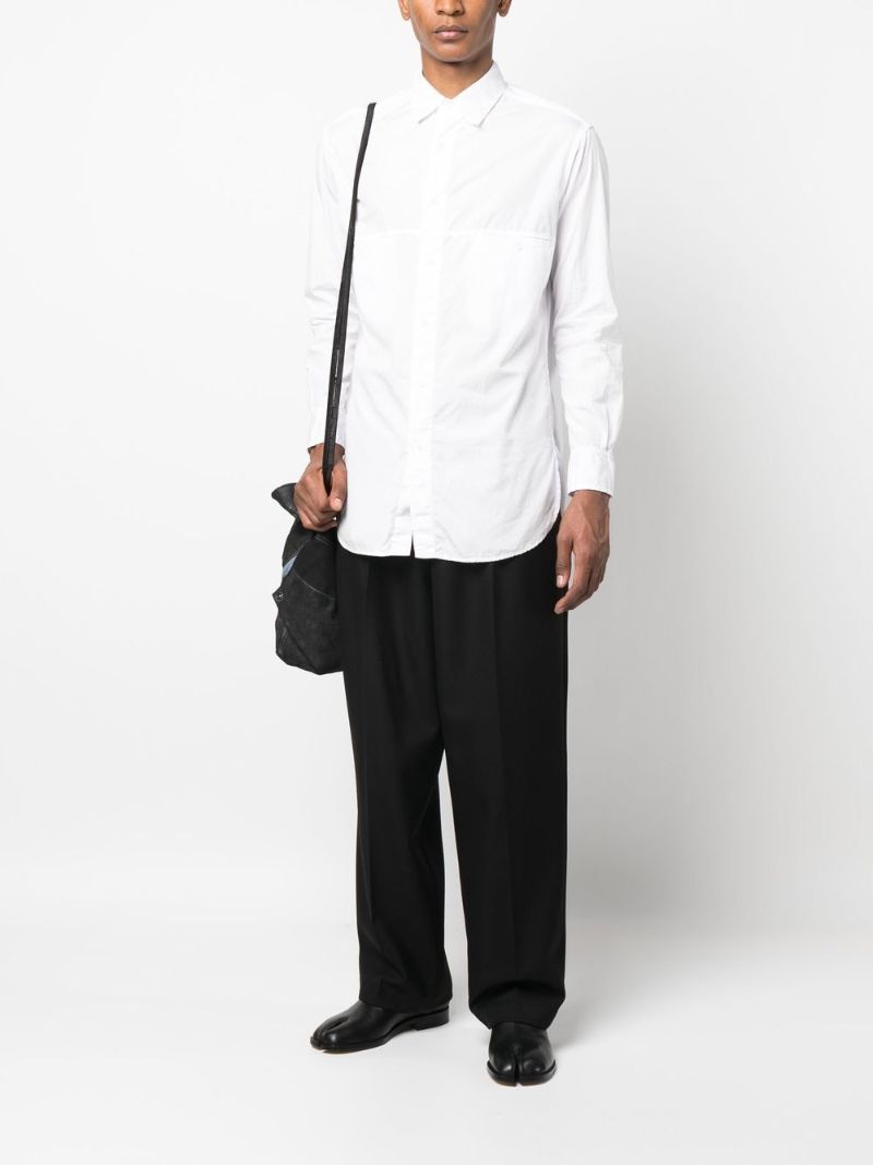 White Long Sleeve Cotton Shirt