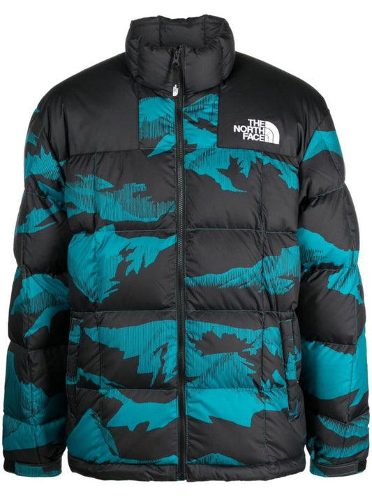 Blue and Black Lhotse Puffer Jacket