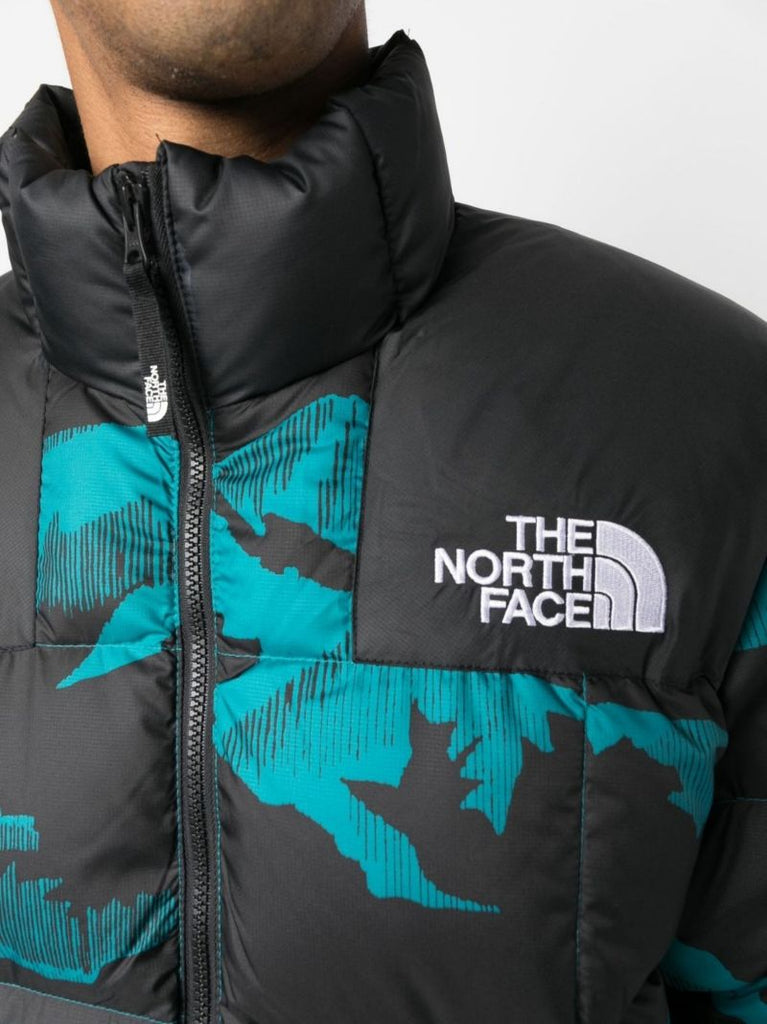 Blue and Black Lhotse Puffer Jacket