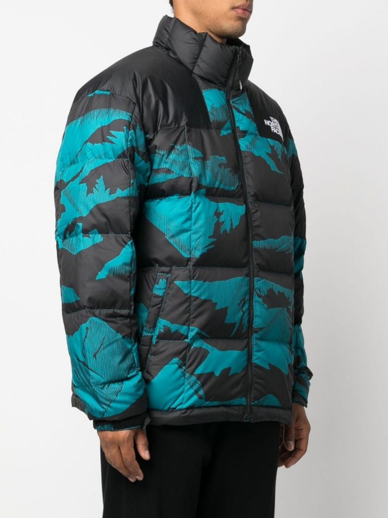 Blue and Black Lhotse Puffer Jacket
