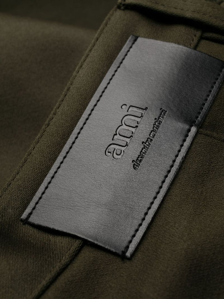 Green Mid-rise Straight-leg Jeans
